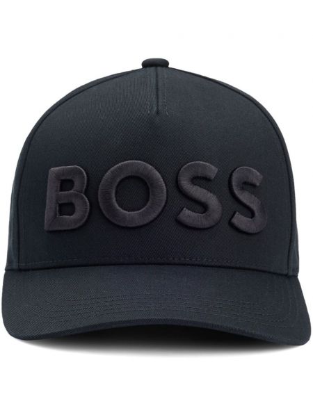 Işlemeli beyzbol şapkası Boss siyah