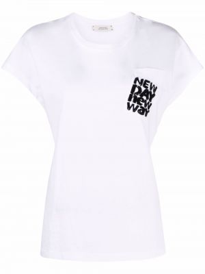 Camiseta con estampado Dorothee Schumacher blanco