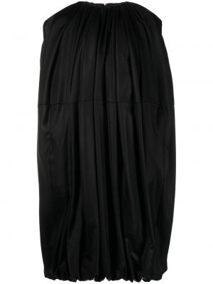 Šaty bez rukávů z polyesteru s kulatým výstřihem Comme Des Garçons - černá