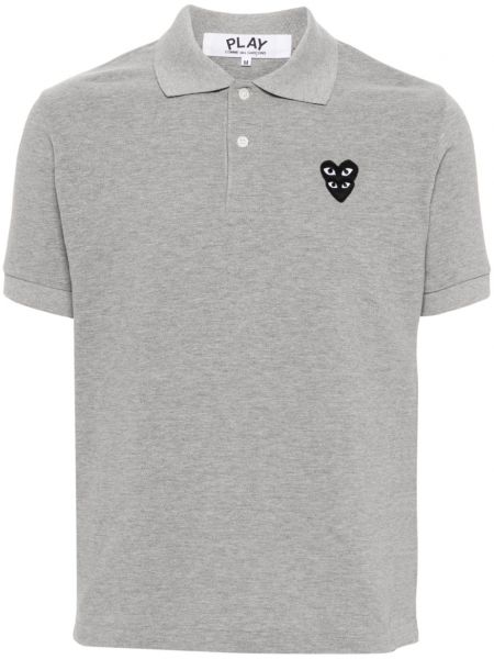 Poloshirt i bomuld Comme Des Garçons Play grå