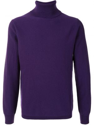 Kašmírový svetr Aspesi fialový