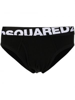 Trykt boksershorts Dsquared2 svart