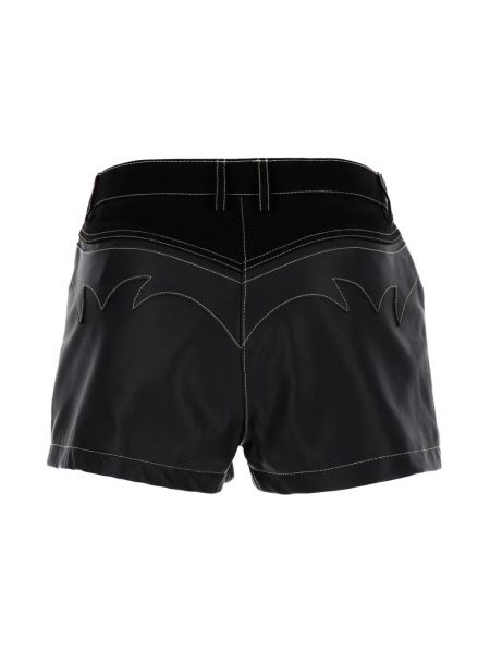 Leder shorts Pinko schwarz