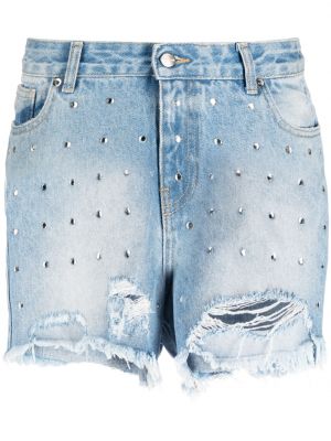 Shorts en jean à imprimé en cristal Barrow