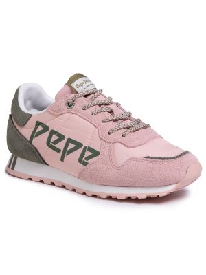 Маратонки Pepe Jeans розово