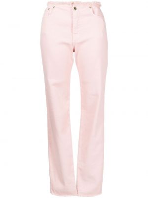 Slim fit kitsa lõikega teksapüksid Tom Ford roosa