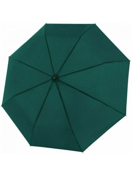 Зонт-трость Doppler, механика, 2 сложения, купол 98 см, для женщин зеленый