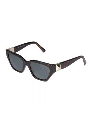 Okulary przeciwsłoneczne Valentino brązowe