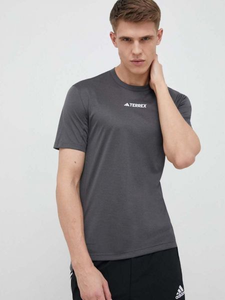 Тениска с дълъг ръкав Adidas Terrex сиво