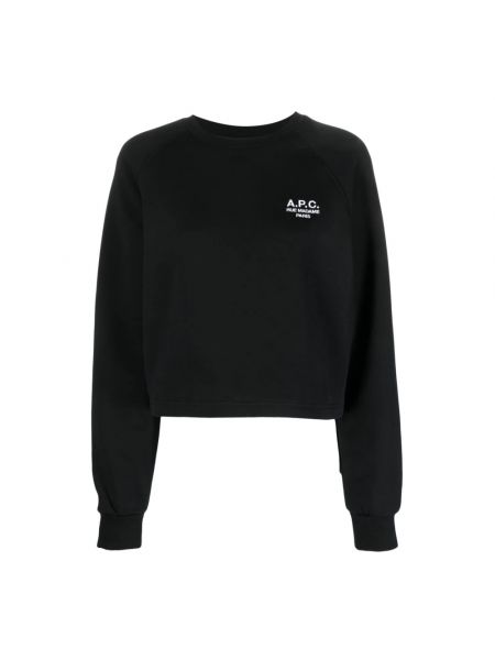 Eleganter sweatshirt A.p.c. schwarz