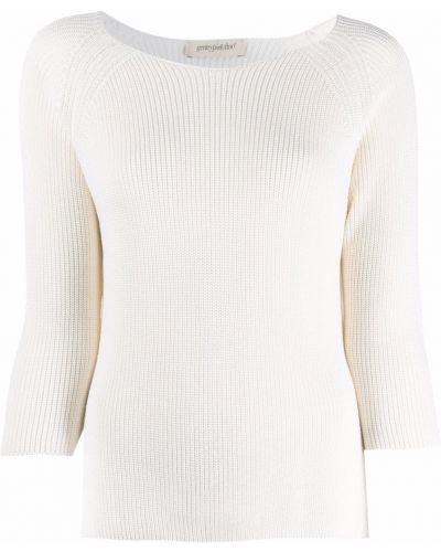 Jersey de punto manga corta de tela jersey Gentry Portofino blanco