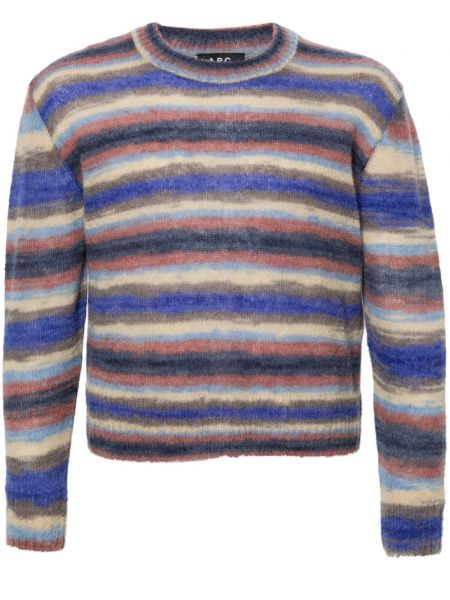 Дълъг пуловер A.p.c. синьо