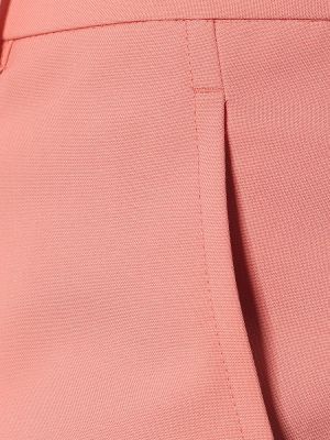 Volnene bermuda kratke hlače z jantarjem Stella Mccartney roza