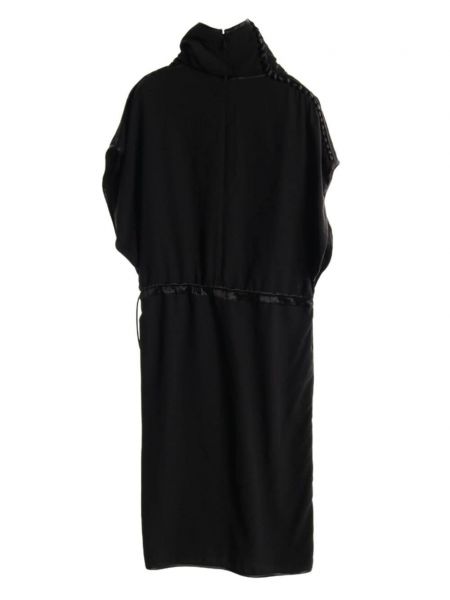 Hedvábné šaty Gucci Pre-owned černé