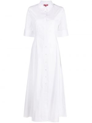 Robe chemise Staud blanc