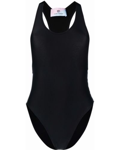 Raštuotas maudymosi kostiumėlis Chiara Ferragni juoda