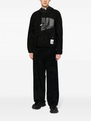 Bavlněná bunda s kapucí Maison Mihara Yasuhiro černá