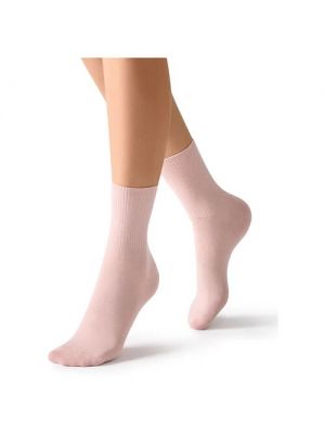 Женские носки Omsa высокие, нескользящие, (M/L) розовый