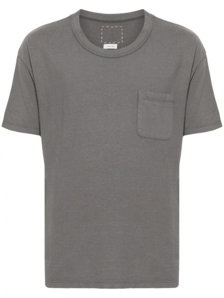 Bavlnené tričko Visvim sivá