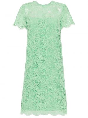 Midi haljina s čipkom Ermanno Scervino zelena