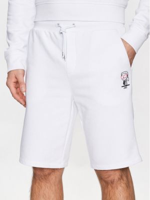 Sportske kratke hlače Karl Lagerfeld bijela