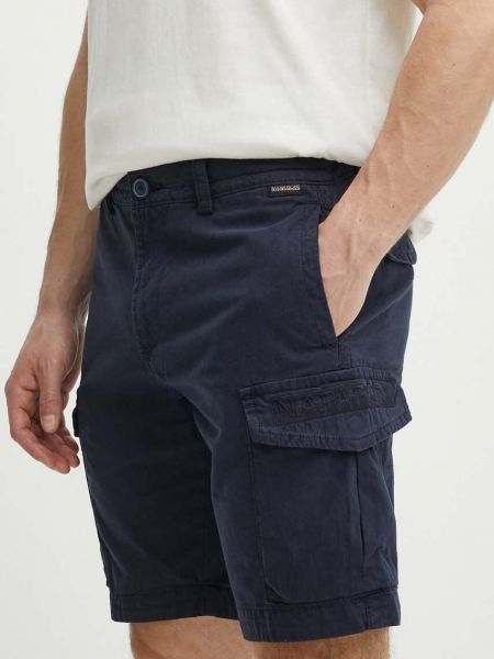Pamučne kratke hlače Napapijri plava