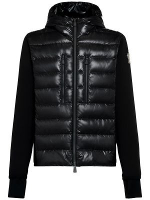 Nailoninis džemperis su gobtuvu Moncler Grenoble juoda