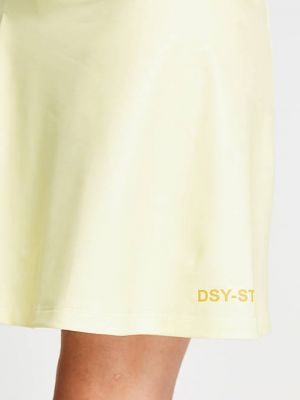 Лимонная теннисная юбка Daisy Street Active
