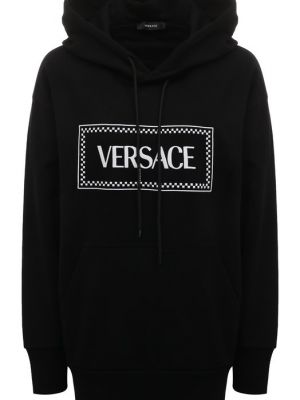Черное худи Versace