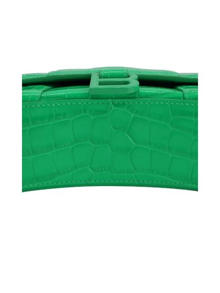 Bolso cruzado de cuero Balenciaga Vintage verde