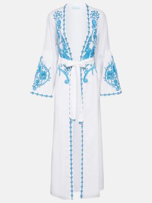 Βαμβακερή λινή μίντι φόρεμα Melissa Odabash