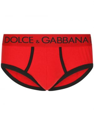 Bomull boksershorts Dolce & Gabbana rød