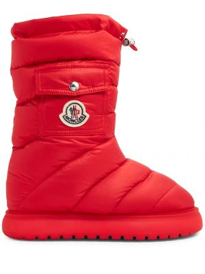 Škornji za sneg Moncler rdeča