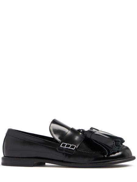 Skinn loafers Jw Anderson svart