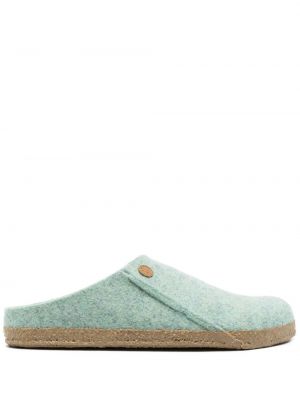 Ull flip-flops Birkenstock grønn