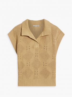 Хлопковый кашемировый свитер Cotton By Autumn Cashmere бежевый