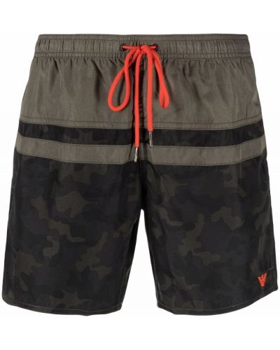 Kamuflere trykt shorts Emporio Armani grønn