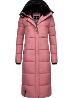 Rožiniai moteriški žieminiai paltai