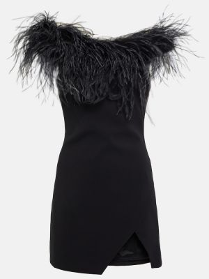 Φόρεμα με φτερά Giuseppe Di Morabito μαύρο