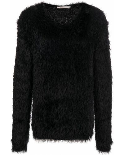 Maglione di pelliccia con scollo tondo 1017 Alyx 9sm nero