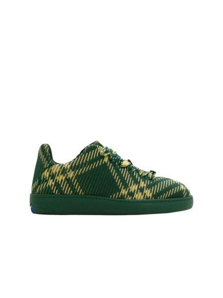 Dzianinowe sneakersy Burberry zielone