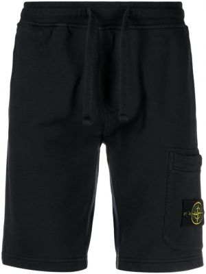 Puuvilla shortsit Stone Island sininen