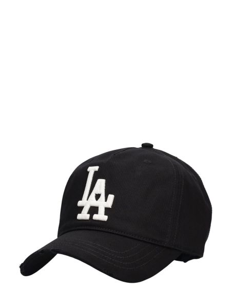 Medvilninis siuvinėtas kepurė su snapeliu Htc Los Angeles juoda