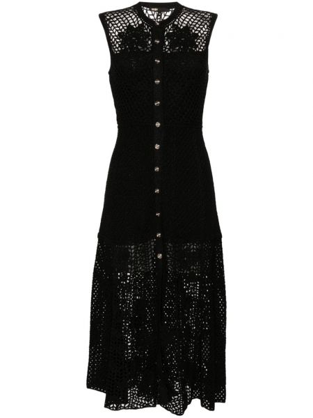 Φουσκωμένο φόρεμα Maje μαύρο
