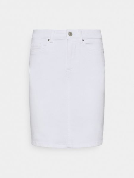 Spódnica jeansowa Pieces biała