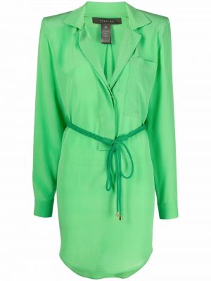 Плетена копринена блуза Federica Tosi зелено