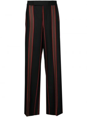Žakárové pruhované rovné kalhoty Vivienne Westwood