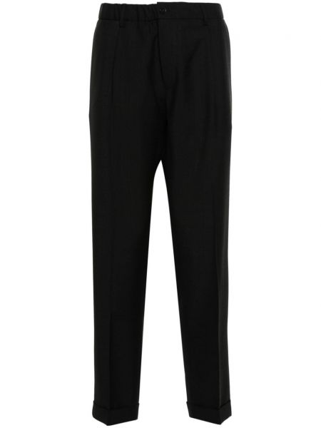 Žakárové rovné kalhoty Briglia 1949 černé