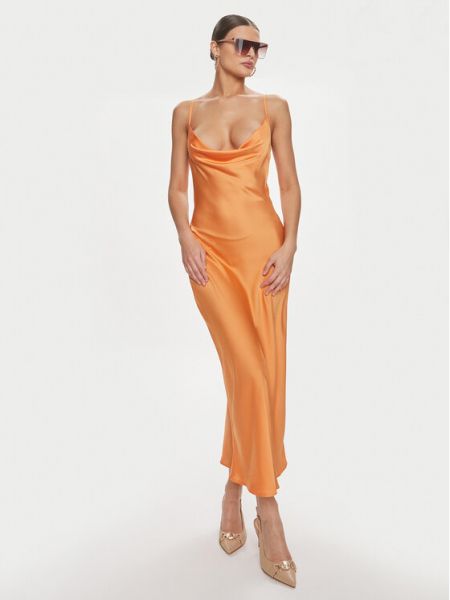Платье в бельевом стиле Guess оранжевое