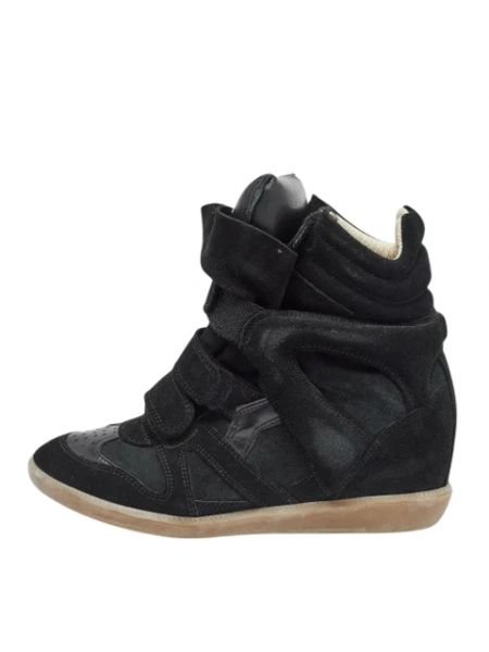 Sneakersy skórzane Isabel Marant Pre-owned czarne